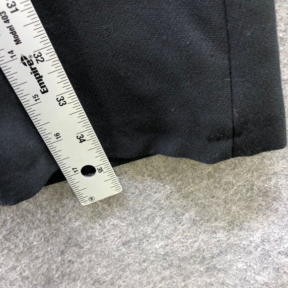 H&M Button Front Mini Dress XL Black V-Neck Jacket Dress Suit Dress Formal - Picture 8 of 8